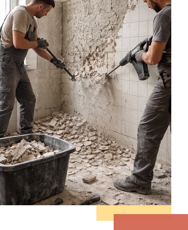 Демонтаж плитки со стен в Ялуторовске быстро и аккуратно