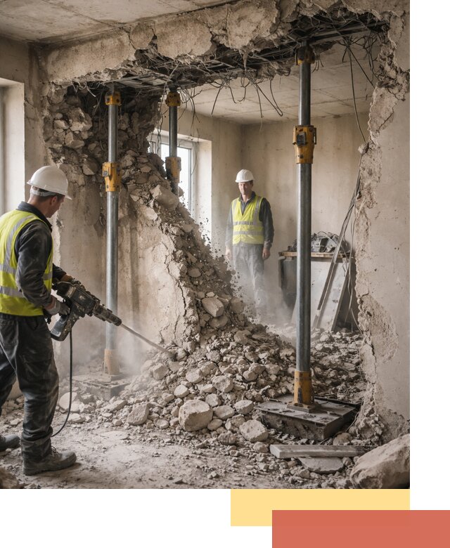 Снос несущих стен в Ялуторовске с гарантией безопасности и качества