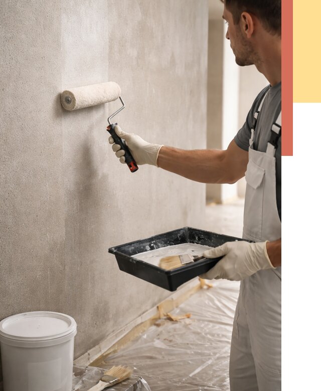 Грунтовка стен в Ялуторовске от 2272 руб. м2 — быстро, недорого, с материалом | ОТДЕЛОЧНИК-Лтр