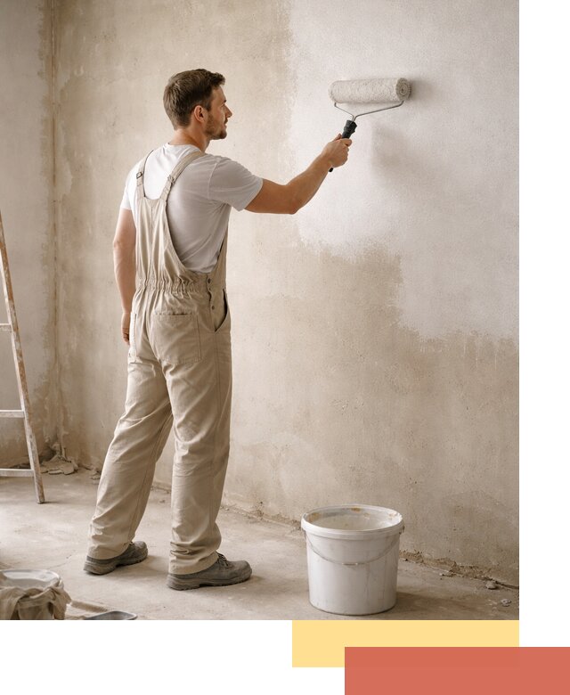 Грунтовка стен под отделку в Ялуторовске профессиональным раствором