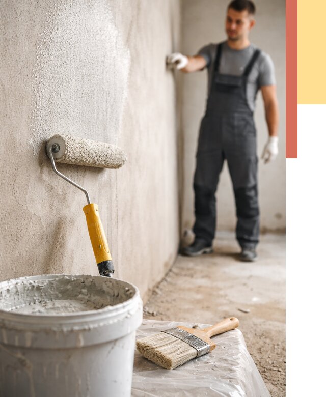 Нанесение бетоноконтакта на стены в Ялуторовске от 4338 руб. быстро и недорого | ОТДЕЛОЧНИК-Лтр