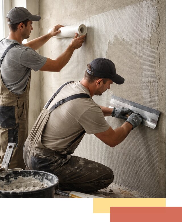 Армирование стен стеклосеткой в Ялуторовске для прочной отделки