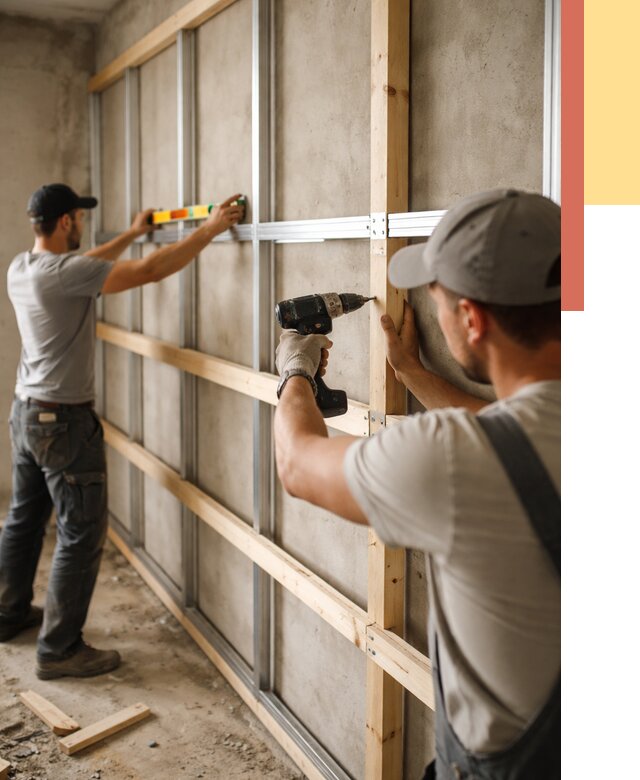 Устройство обрешетки под панели в Ялуторовске от 2169 руб. — монтаж под ключ | ОТДЕЛОЧНИК-Лтр