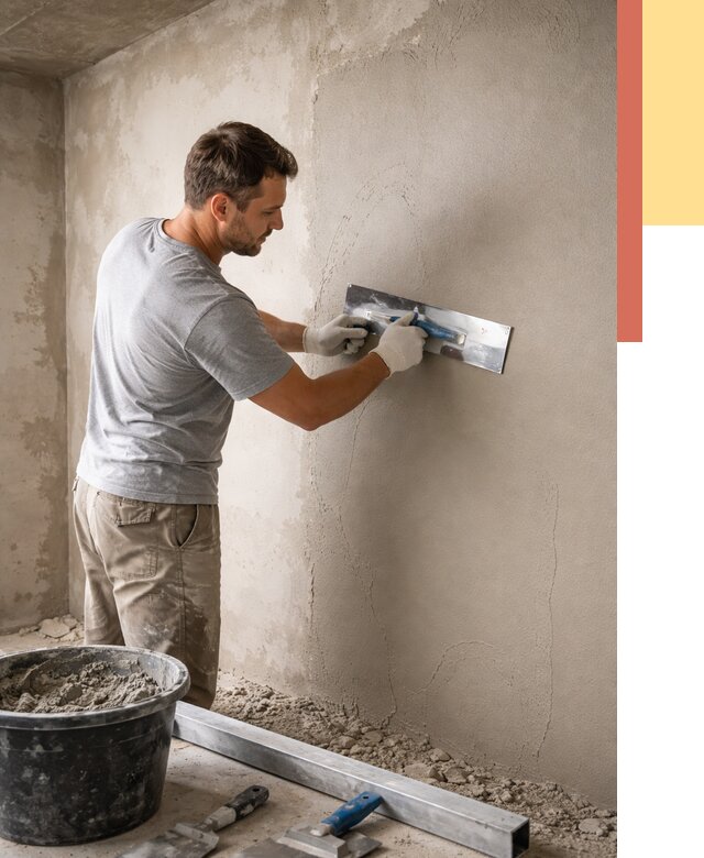 Штукатурка стен без маяков в Ялуторовске от 7437 руб/м2 — услуги и цена | ОТДЕЛОЧНИК-Лтр