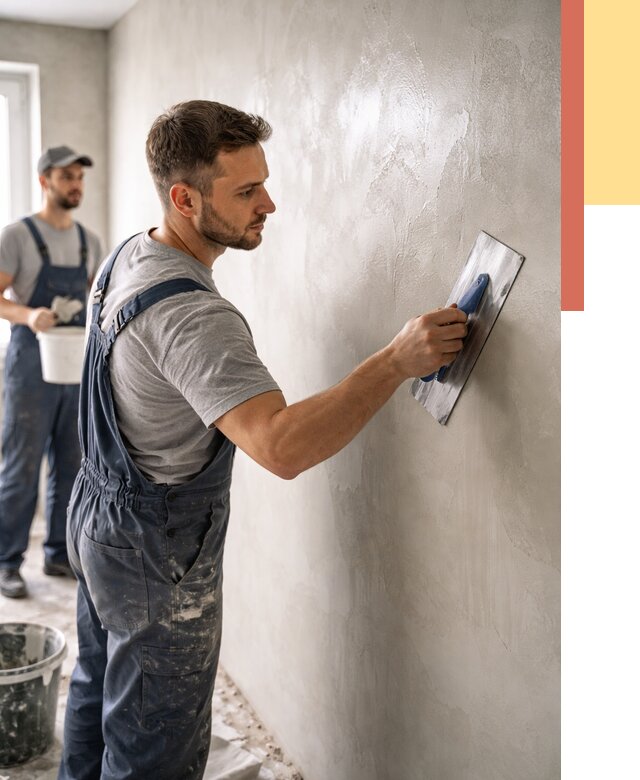 Глянцевание штукатурки стен в Ялуторовске от 7747 руб. — услуги и затирка | ОТДЕЛОЧНИК-Лтр