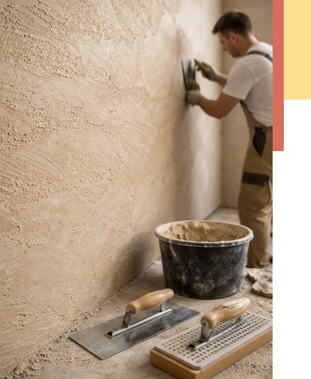 Декоративная штукатурка травертин в Ялуторовске от 1859 руб/м2 — качественно и недорого | ОТДЕЛОЧНИК-Лтр