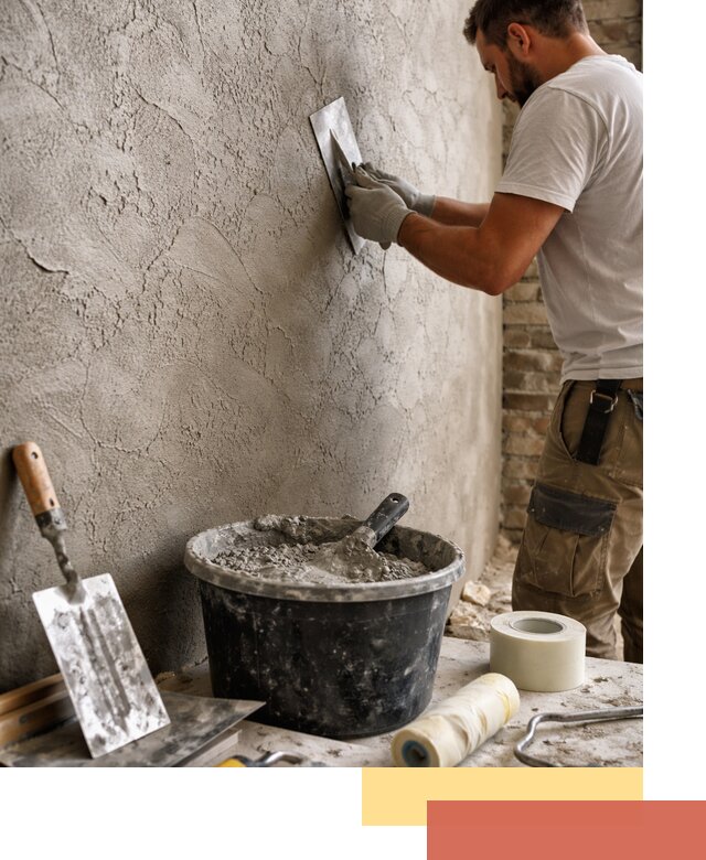 Декоративная штукатурка лофт в Ялуторовске — отделка стен и потолков