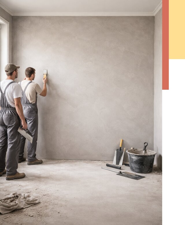 Микробетон на стены в Ялуторовске от 1291 руб. — нанесение и отделка | ОТДЕЛОЧНИК-Лтр