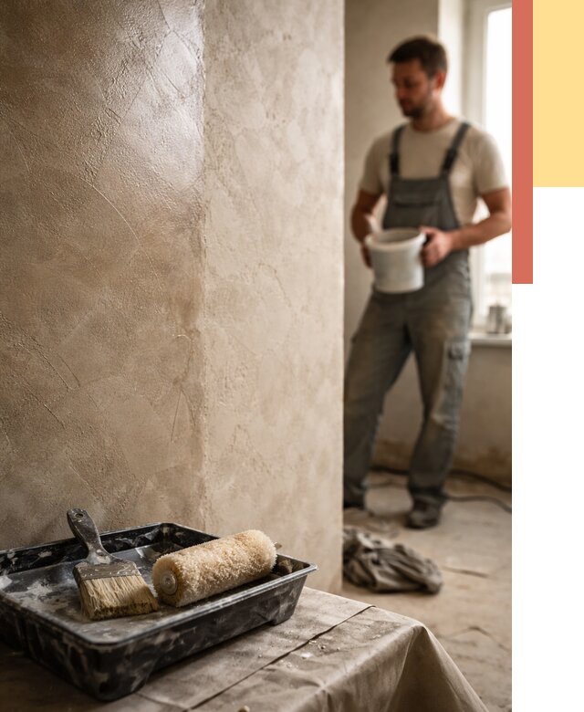 Нанесение воска на штукатурку в Ялуторовске от 3615 руб. | Услуги ОТДЕЛОЧНИК-Лтр