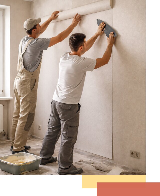 Поклейка виниловых обоев в Ялуторовске профессионально и качественно