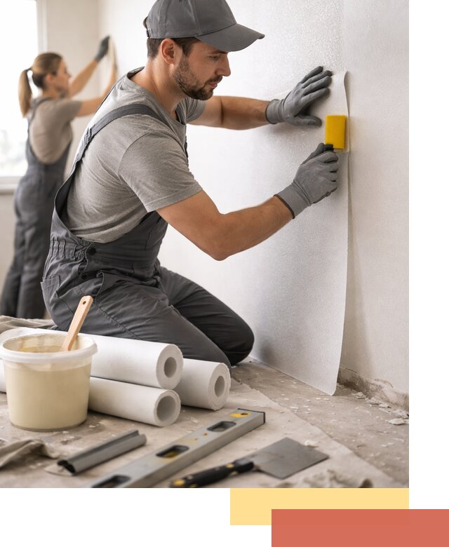 Поклейка стеклообоев профессионально в Ялуторовске