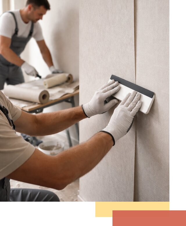 Поклейка обоев под покраску в Ялуторовске профессионально и быстро