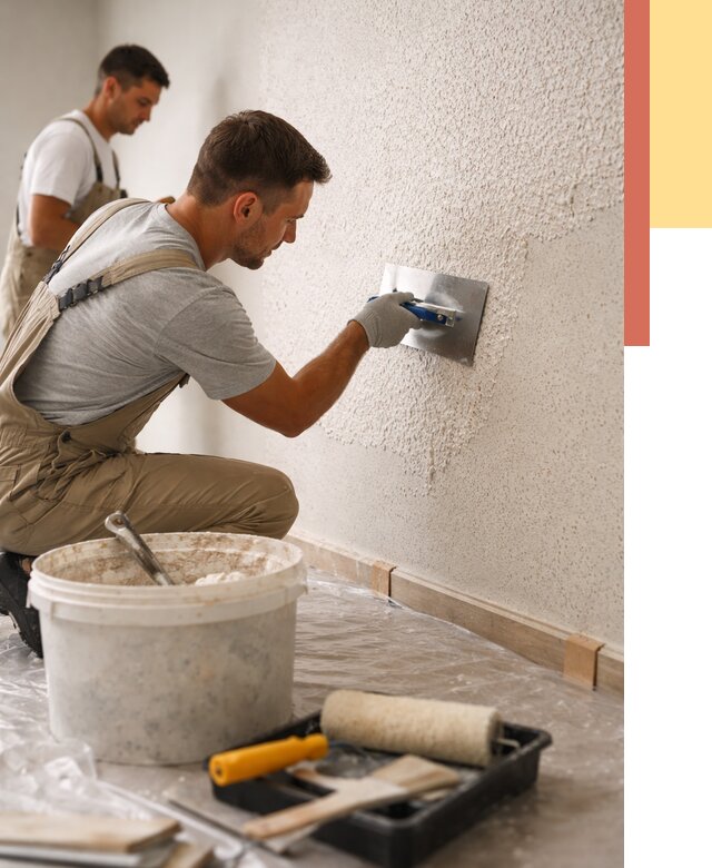 Нанесение жидких обоев в Ялуторовске от 7747 руб./м2 — быстро и недорого | ОТДЕЛОЧНИК-Лтр