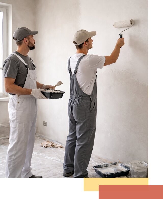 Покраска стен водоэмульсионной краской в Ялуторовске