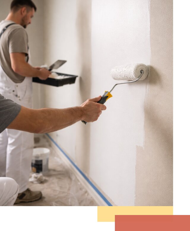 Покраска стен акриловой краской профессионально в Ялуторовске