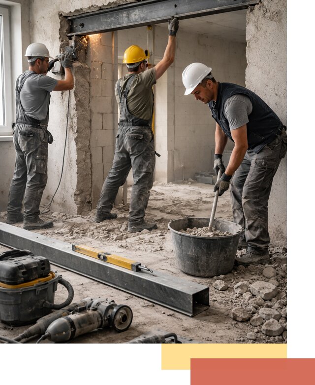 Создание проемов в стенах и несущих конструкциях в Ялуторовске