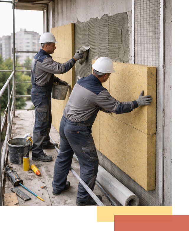 Утепление стен зданий и домов в Ялуторовске качественно и надежно