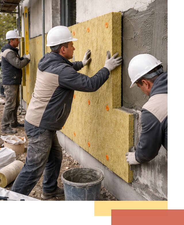 Утепление стен минватой в Ялуторовске — тепло и звукоизоляция