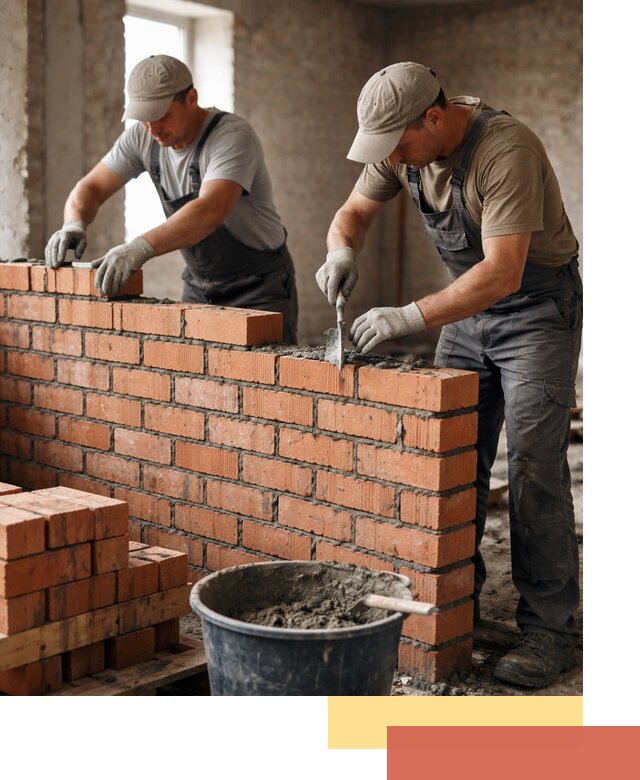 Кладка кирпичных перегородок под ключ в Ялуторовске