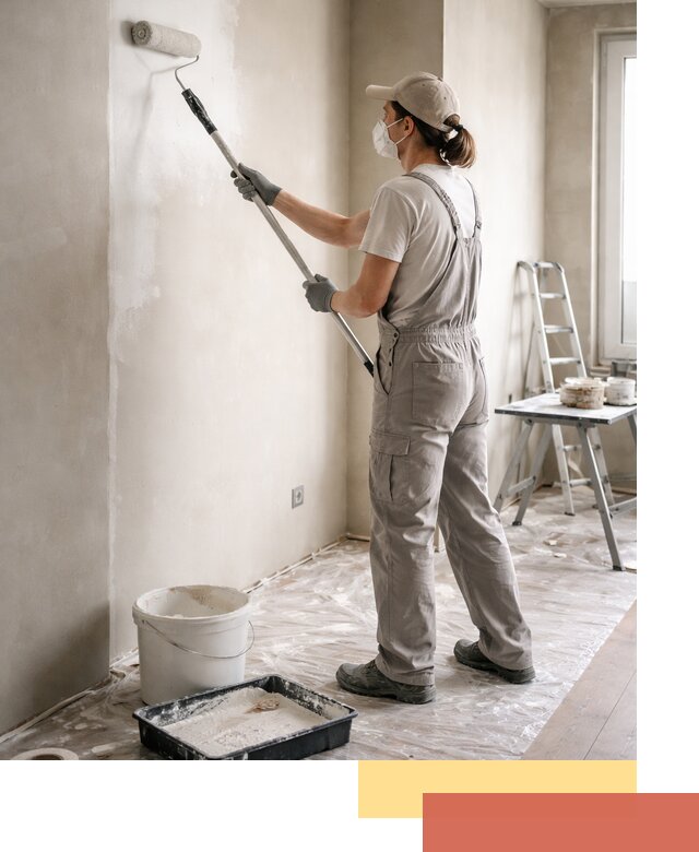 Покраска перегородок из гипсокартона в Ялуторовске качественно и недорого