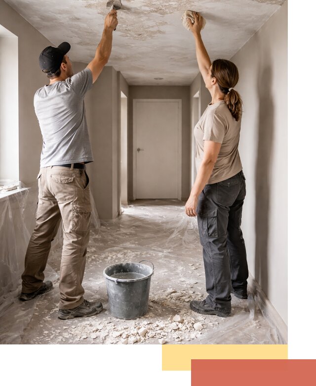 Удаление побелки с потолка в Ялуторовске — быстро и аккуратно