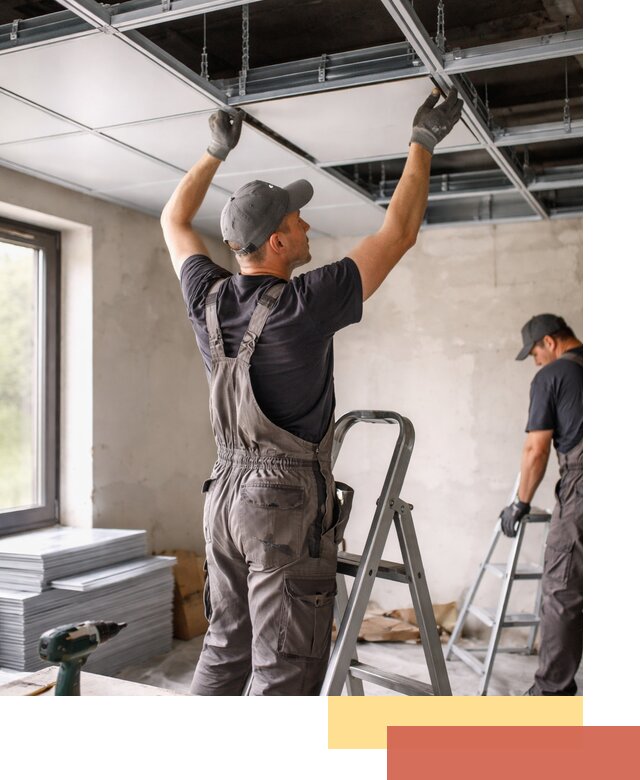 Монтаж кассетного потолка в Ялуторовске качественно и быстро