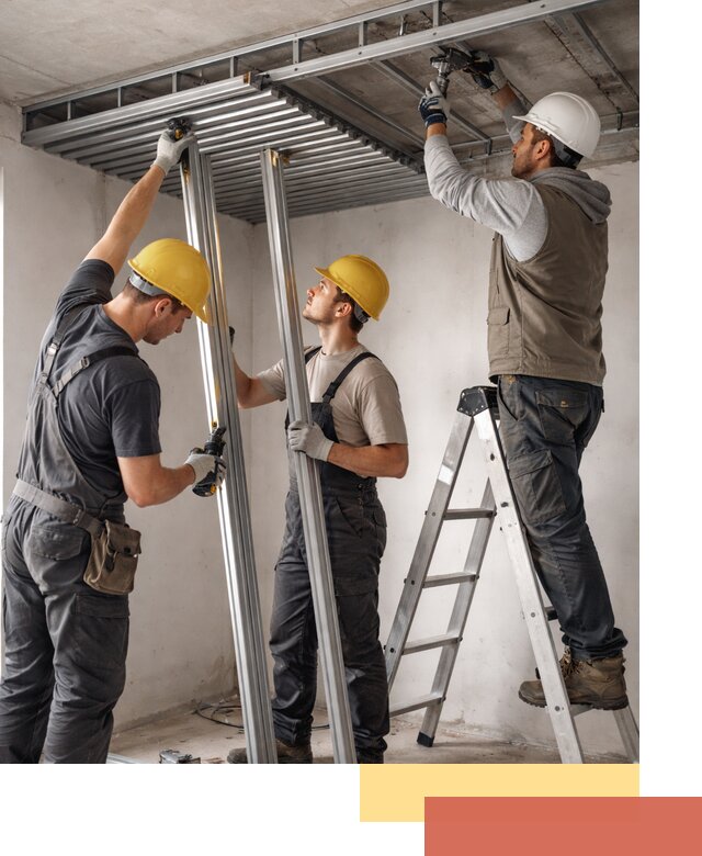 Монтаж реечного потолка под ключ в Ялуторовске