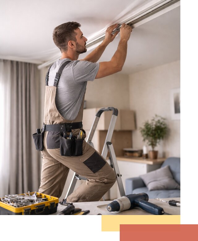 Ремонт натяжных потолков в Ялуторовске — качественно и оперативно