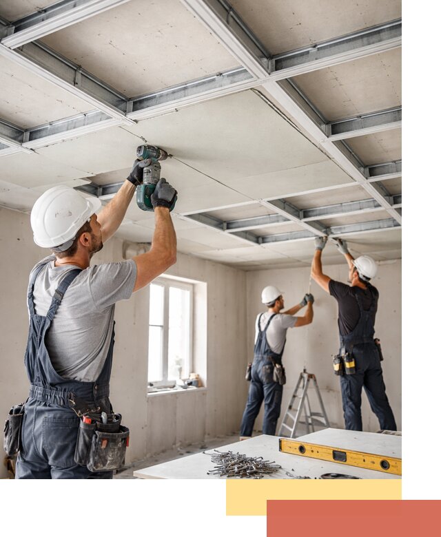 Кессонный потолок из гипсокартона под ключ в Ялуторовске