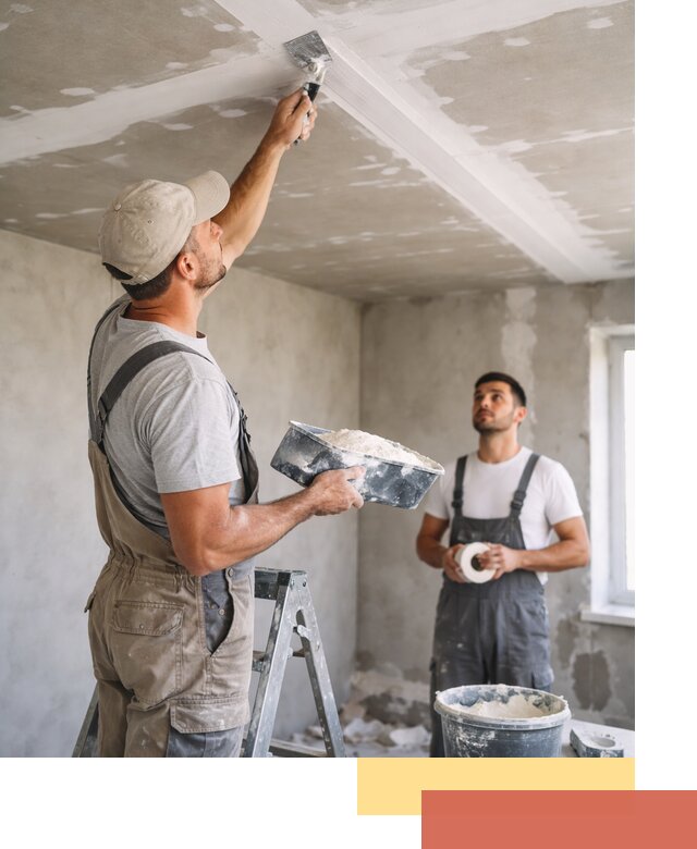 Обработка швов потолка ГКЛ в Ялуторовске: качественная заделка и шпатлевка