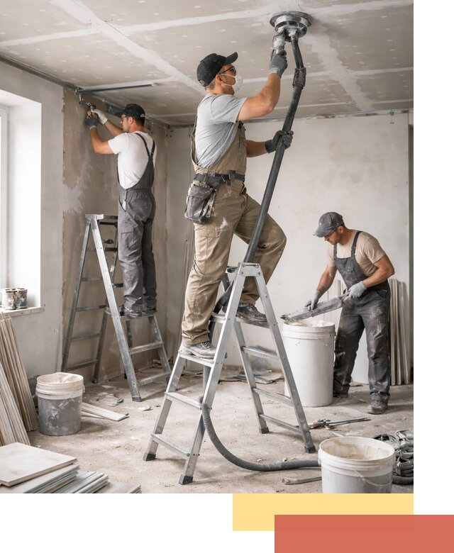 Ремонт потолка из гипсокартона в Ялуторовске: быстрый и качественный монтаж