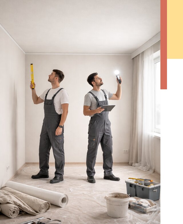 Отделка потолка в Ялуторовске недорого от 775 руб/м2 | Услуги ОТДЕЛОЧНИК-Лтр