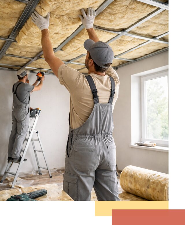 Утепление потолка под ключ в Ялуторовске качественно и быстро